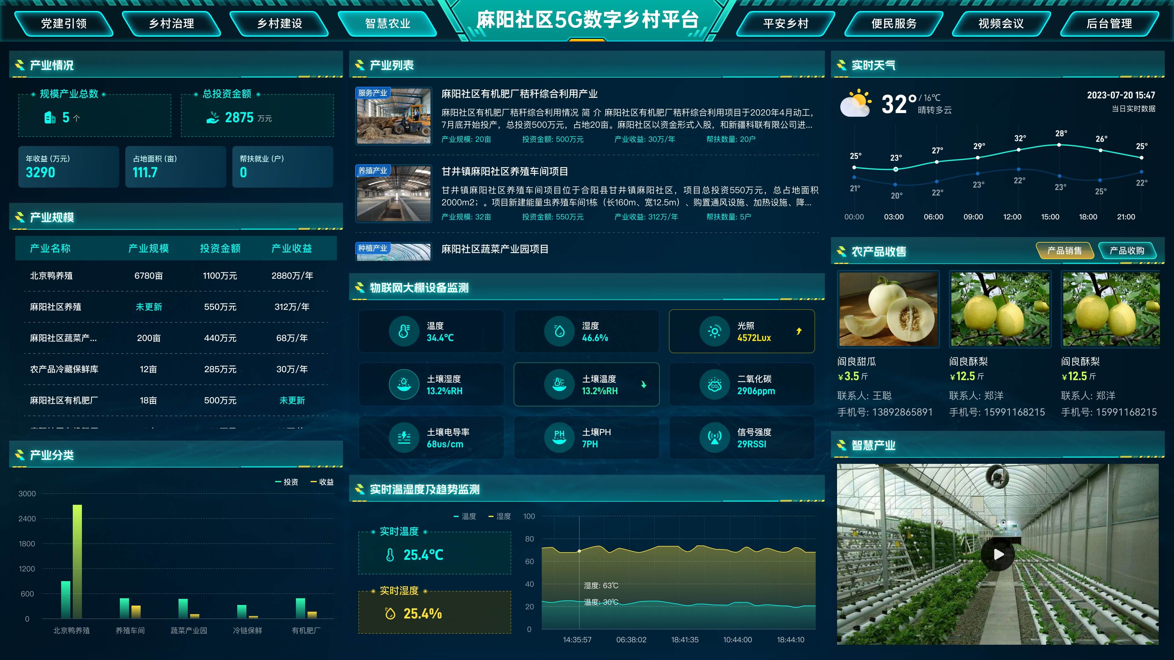 数字乡村系统截图